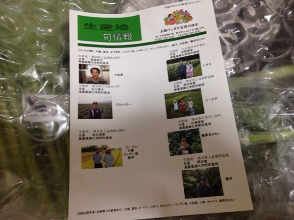 野菜の生産者