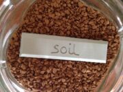 SoiLのDRYING BLOCK MINIを瓶詰めしてある粉コーヒーに入れてみました！