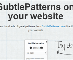 SubtlePatterns Bookmarklet