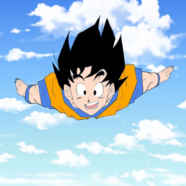 簡単便利 液晶ペンタブでドラゴンボールの孫悟空を描いてみた