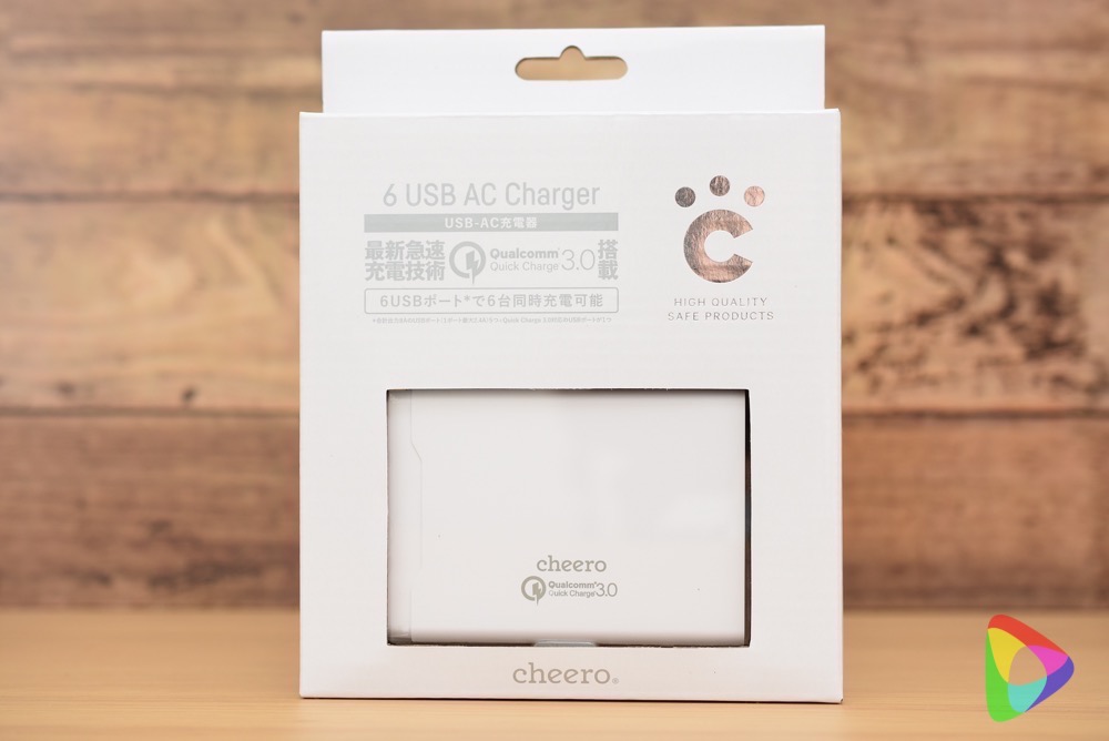 cheero 6 USB AC Charger