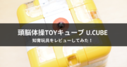 【レビュー】頭脳体操TOYキューブ U.CUBEで頭の指のトレーニングを始めてみた！