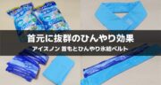 【口コミ】アイスノン 首もとひんやり氷結ベルトが実際使ってみたら超快適だった件