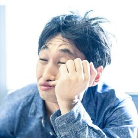 やる気のない男性